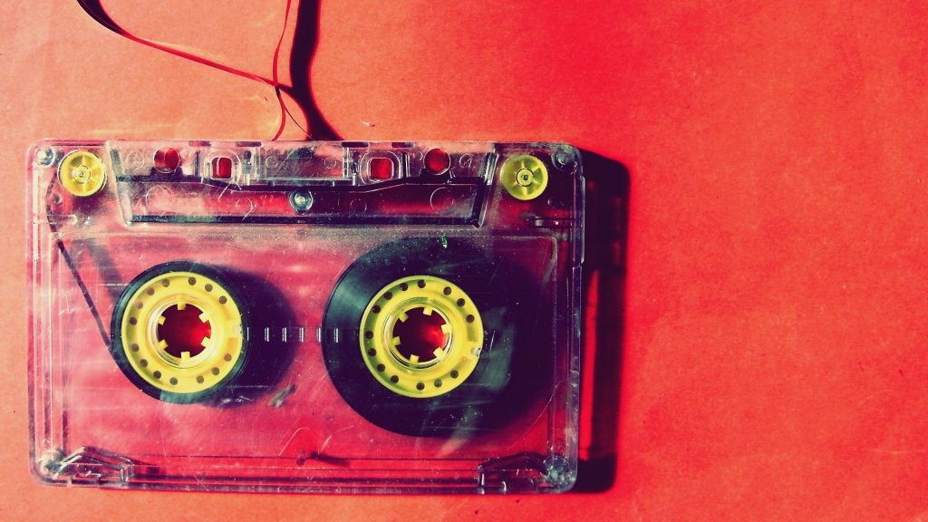 IMAGE: music cassette tape