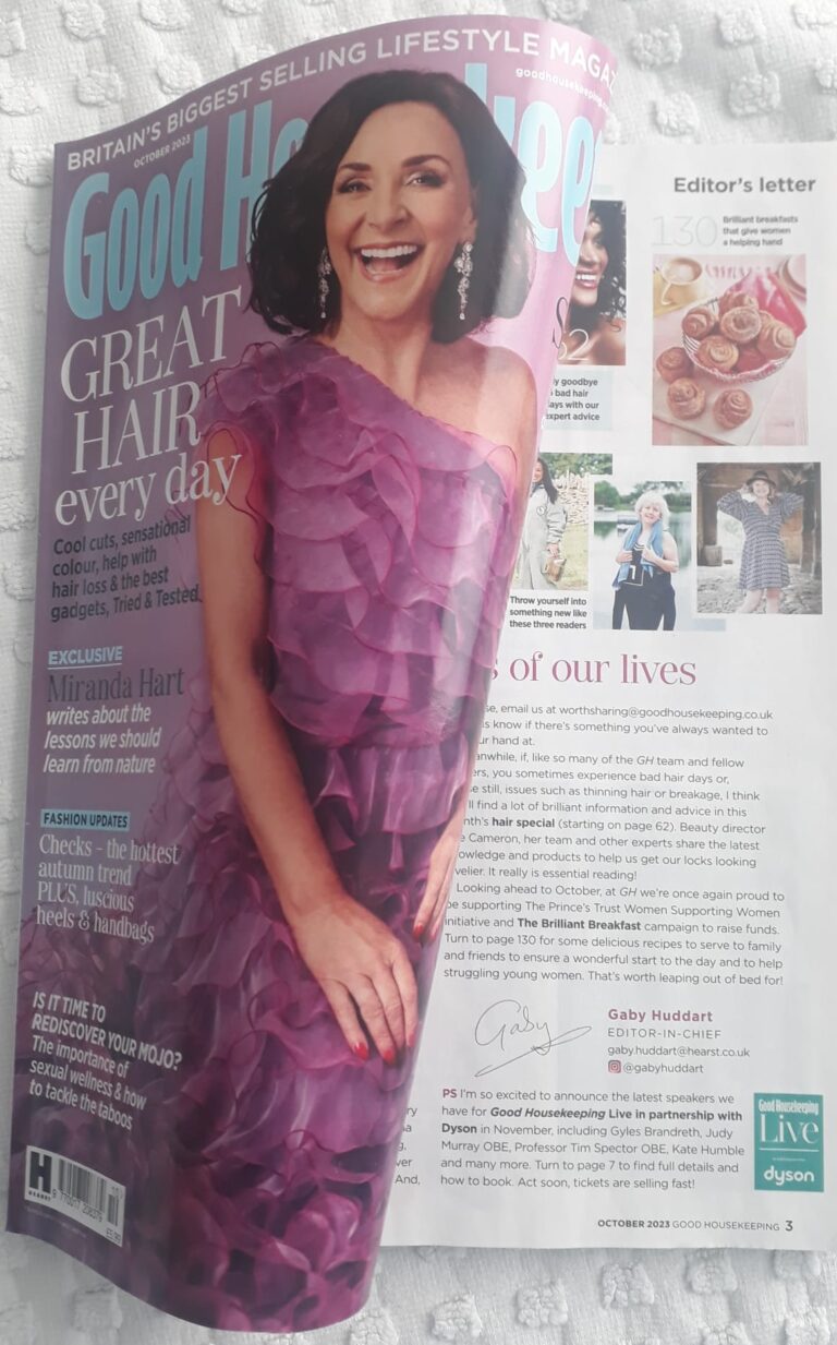 Osteopath Christina Raven is featured in Good Housekeeping magazine - content page